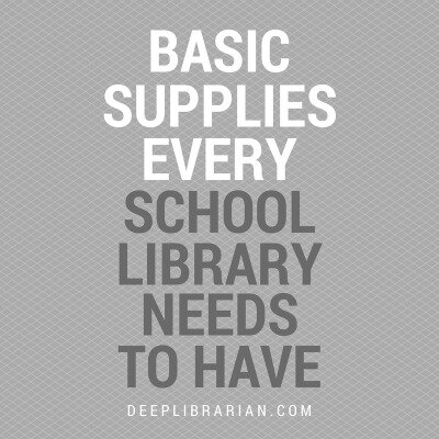 basic school library supplies